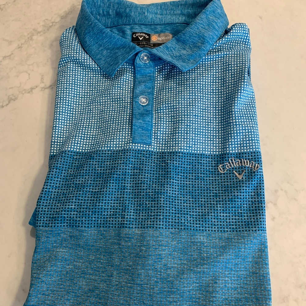 Callaway XXL Golf Shirt Blue